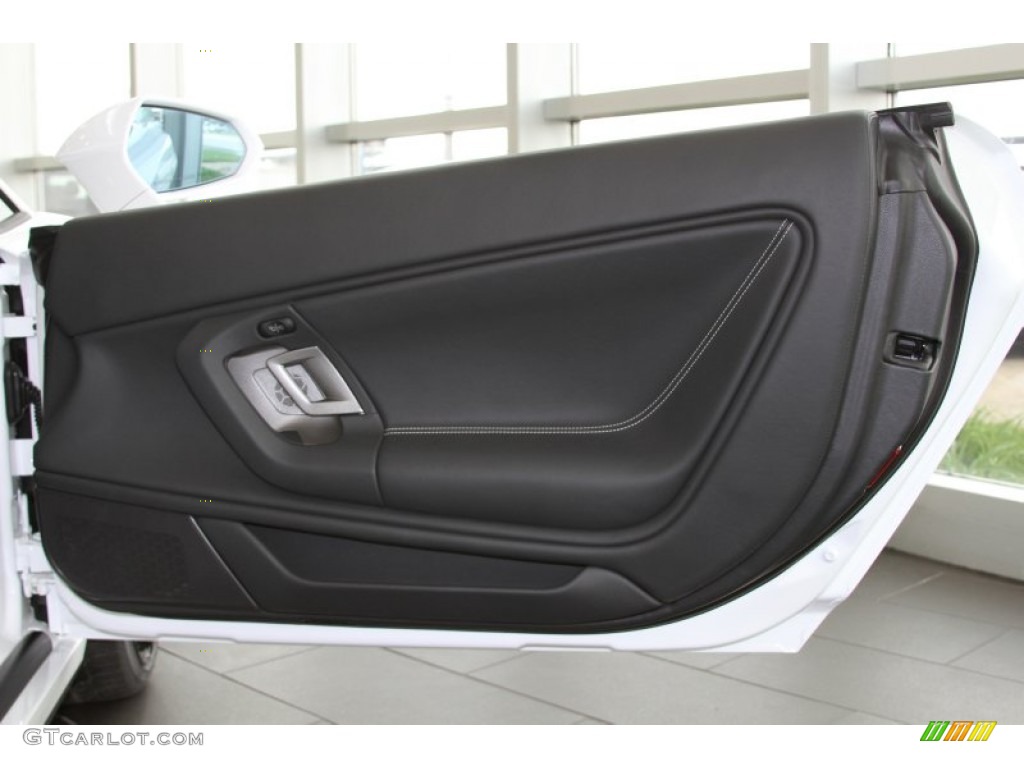 2012 Lamborghini Gallardo LP 550-2 Nero Perseus Door Panel Photo #64974331