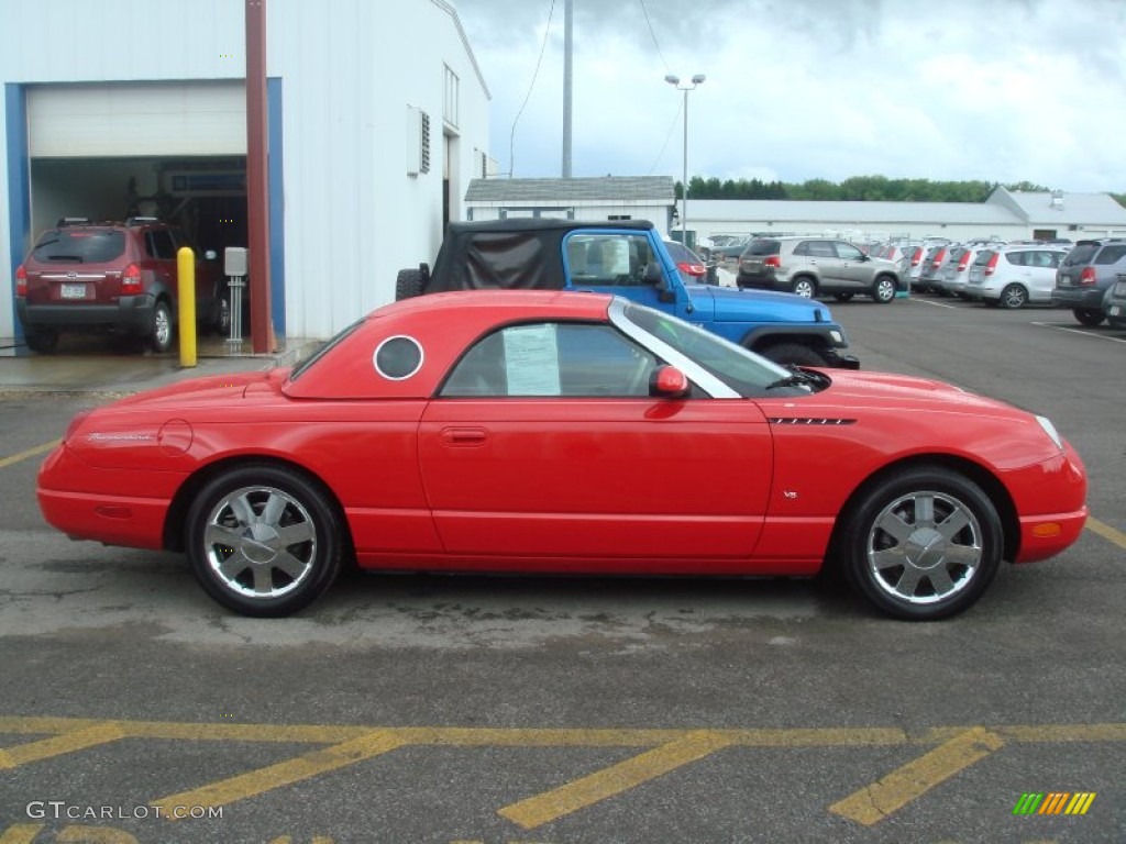 Torch Red 2003 Ford Thunderbird Premium Roadster Exterior Photo #64974559