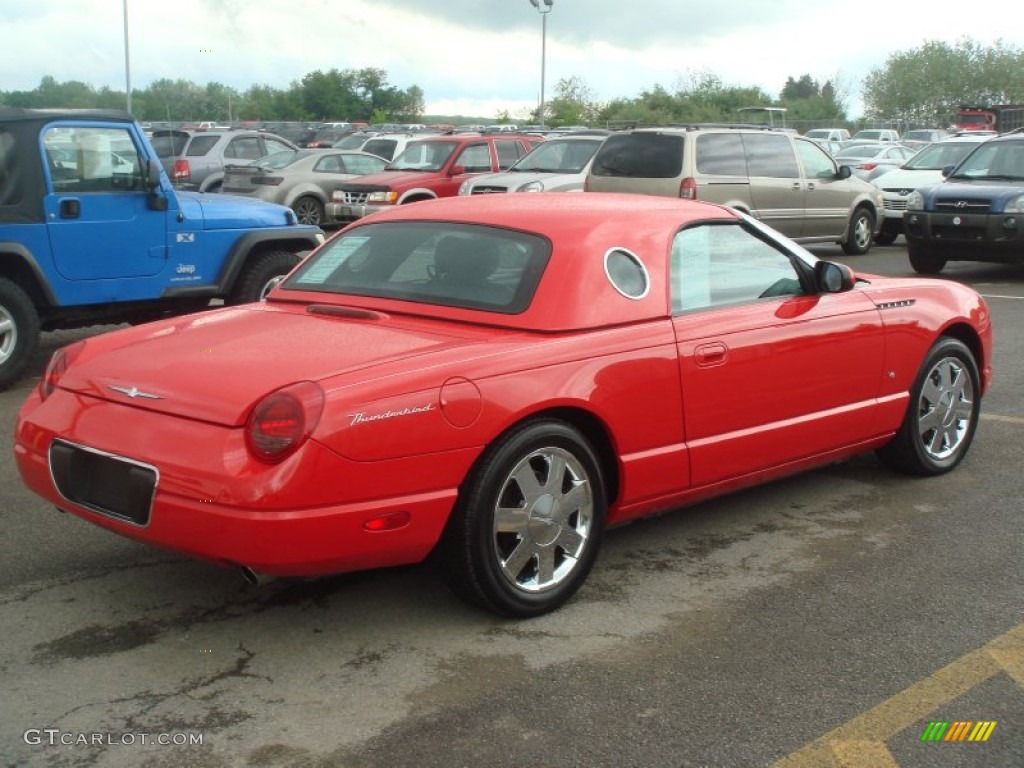 Torch Red 2003 Ford Thunderbird Premium Roadster Exterior Photo #64974562