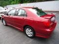 2008 Impulse Red Pearl Toyota Corolla S  photo #2