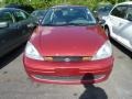 2003 Sangria Red Metallic Ford Focus ZX3 Coupe  photo #6
