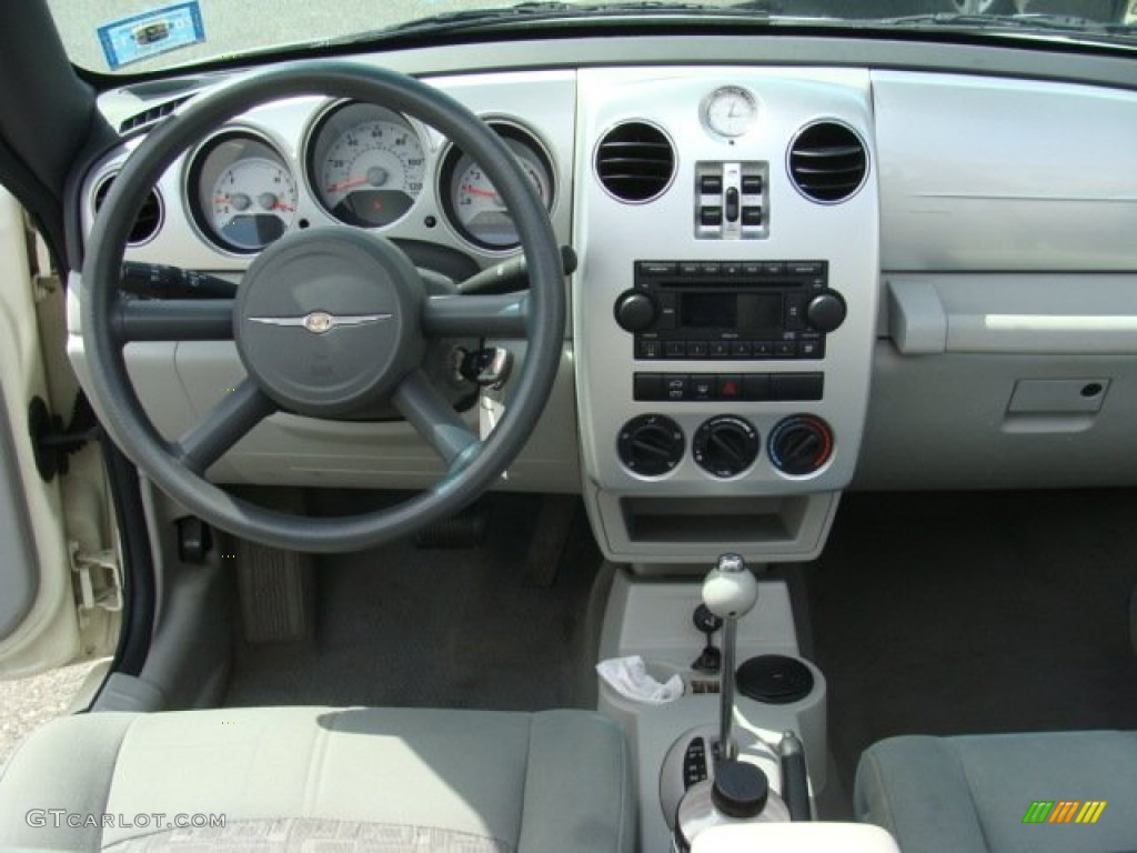 2007 PT Cruiser Convertible - Cool Vanilla White / Pastel Slate Gray photo #11