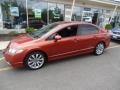 Redline Orange Pearl - Civic Si Sedan Photo No. 2
