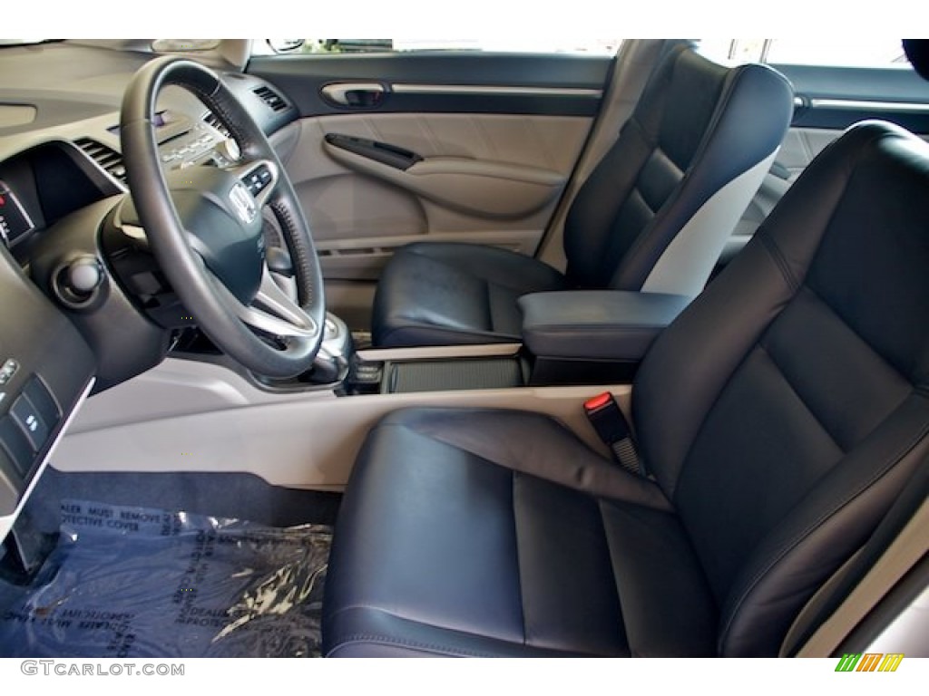 Blue Interior 2010 Honda Civic Hybrid Sedan Photo #64979078