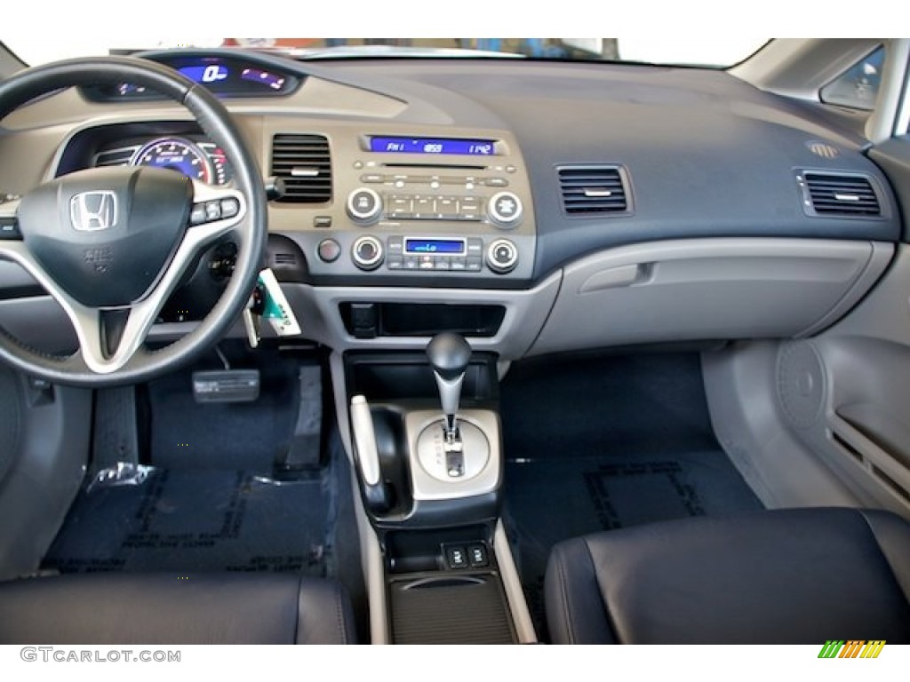2010 Honda Civic Hybrid Sedan Blue Dashboard Photo #64979096