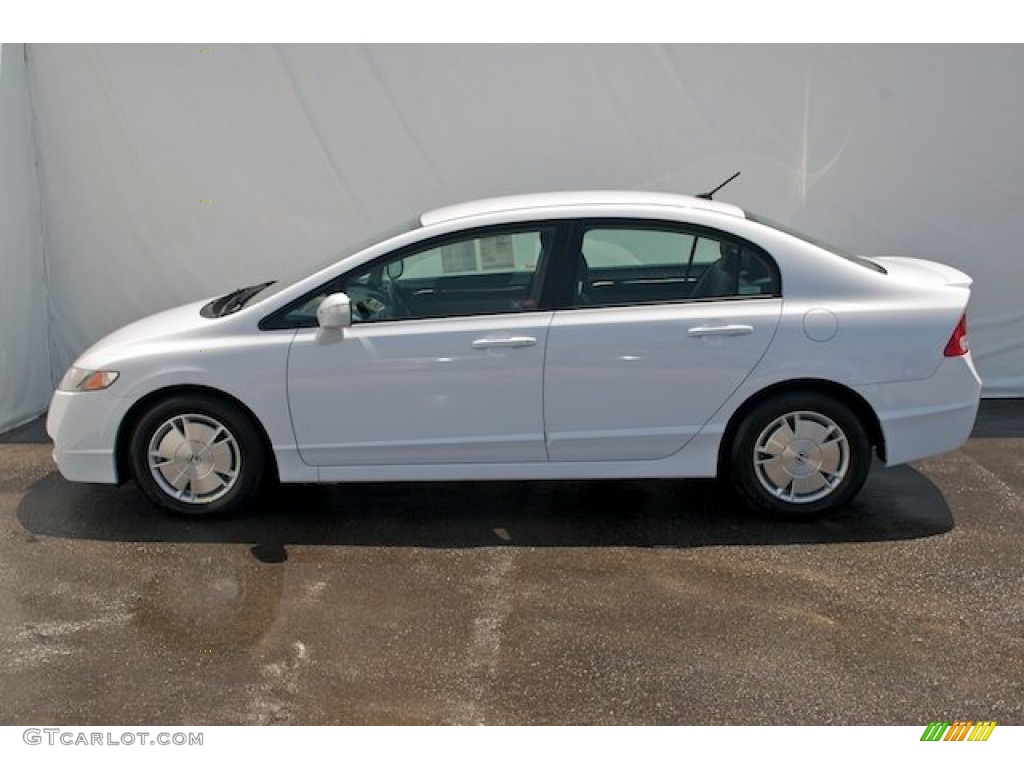 Spectrum White Pearl 2010 Honda Civic Hybrid Sedan Exterior Photo #64979123