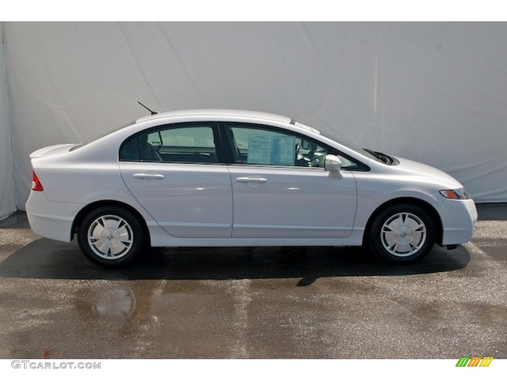 Spectrum White Pearl 2010 Honda Civic Hybrid Sedan Exterior Photo #64979141
