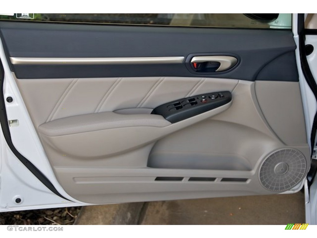 2010 Honda Civic Hybrid Sedan Blue Door Panel Photo #64979255