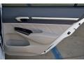 Blue 2010 Honda Civic Hybrid Sedan Door Panel