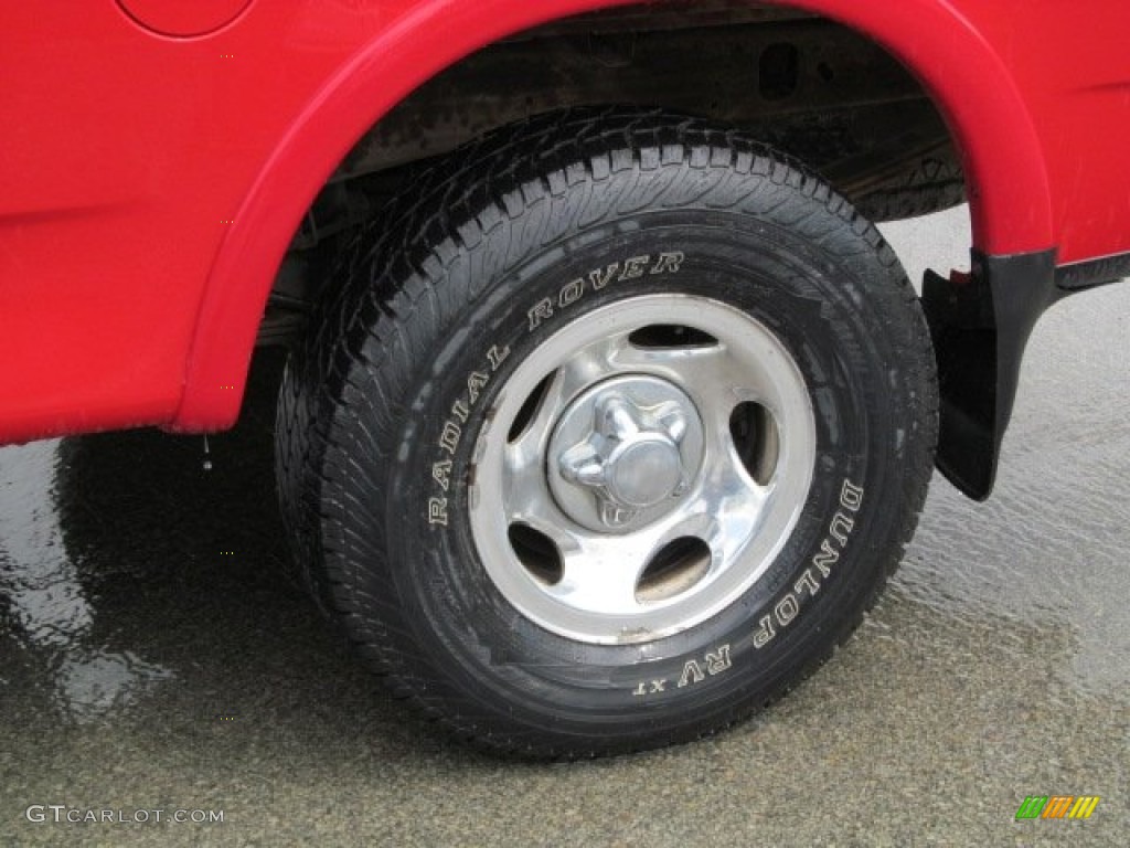 2002 F150 XLT SuperCab 4x4 - Bright Red / Medium Graphite photo #3