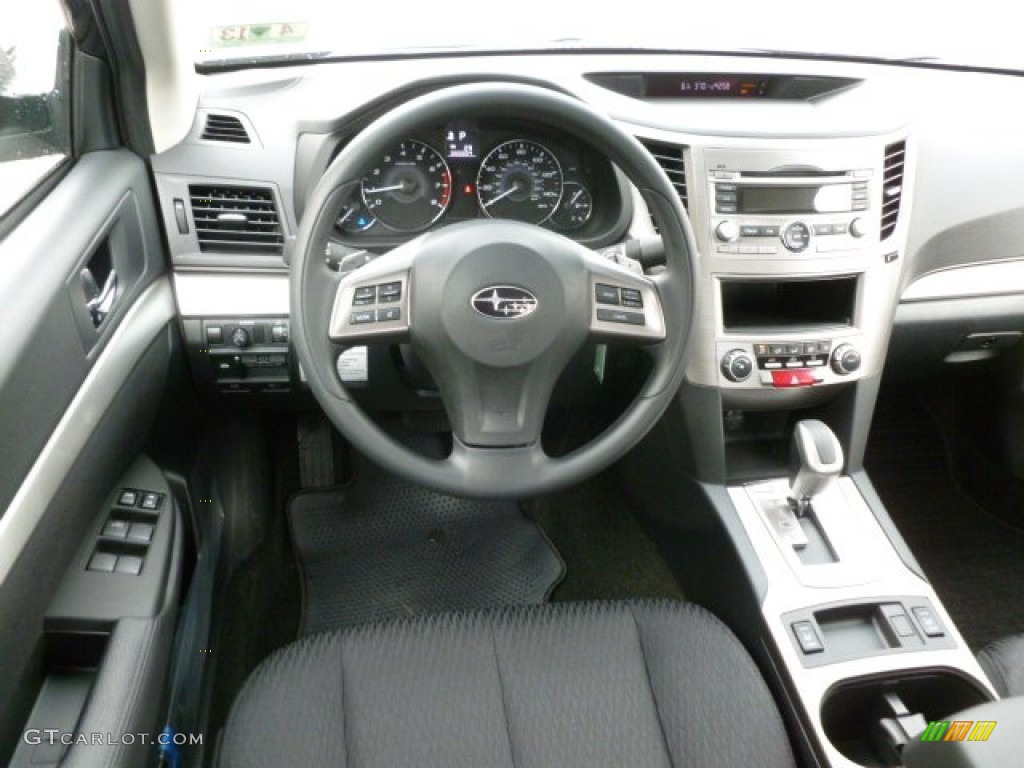 2012 Subaru Legacy 2.5i Off Black Dashboard Photo #64982093