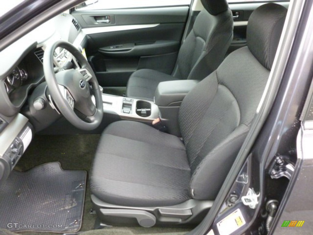 Off Black Interior 2012 Subaru Legacy 2.5i Photo #64982099