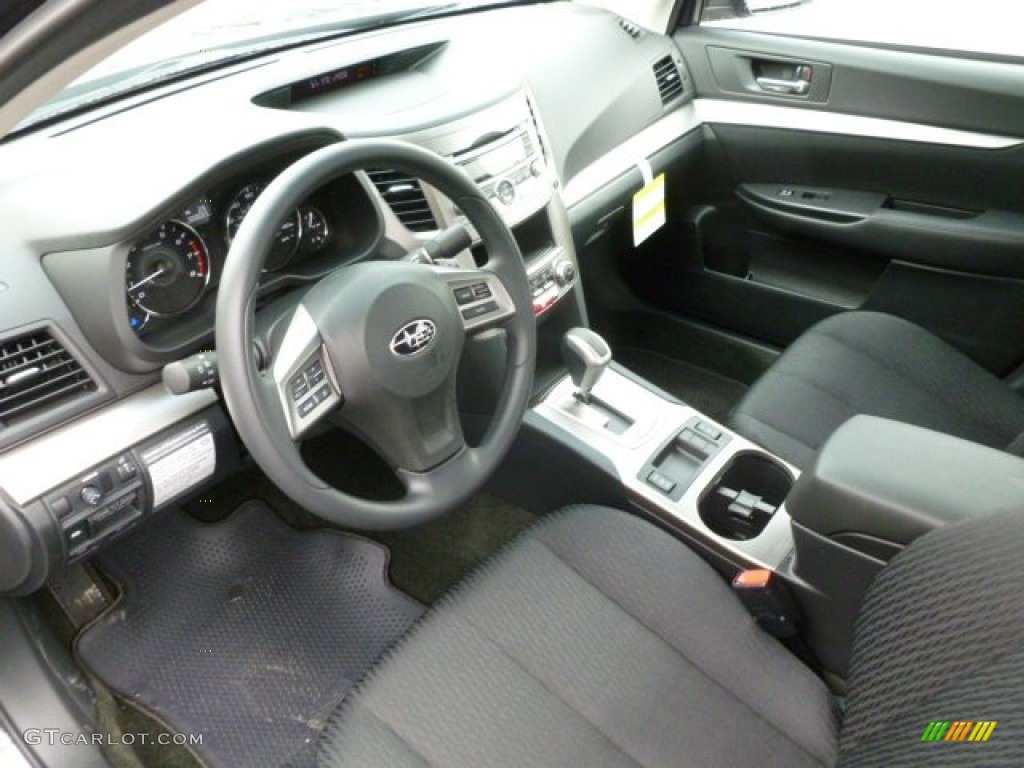 Off Black Interior 2012 Subaru Legacy 2.5i Photo #64982108