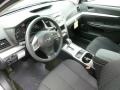 2012 Subaru Legacy Off Black Interior Prime Interior Photo