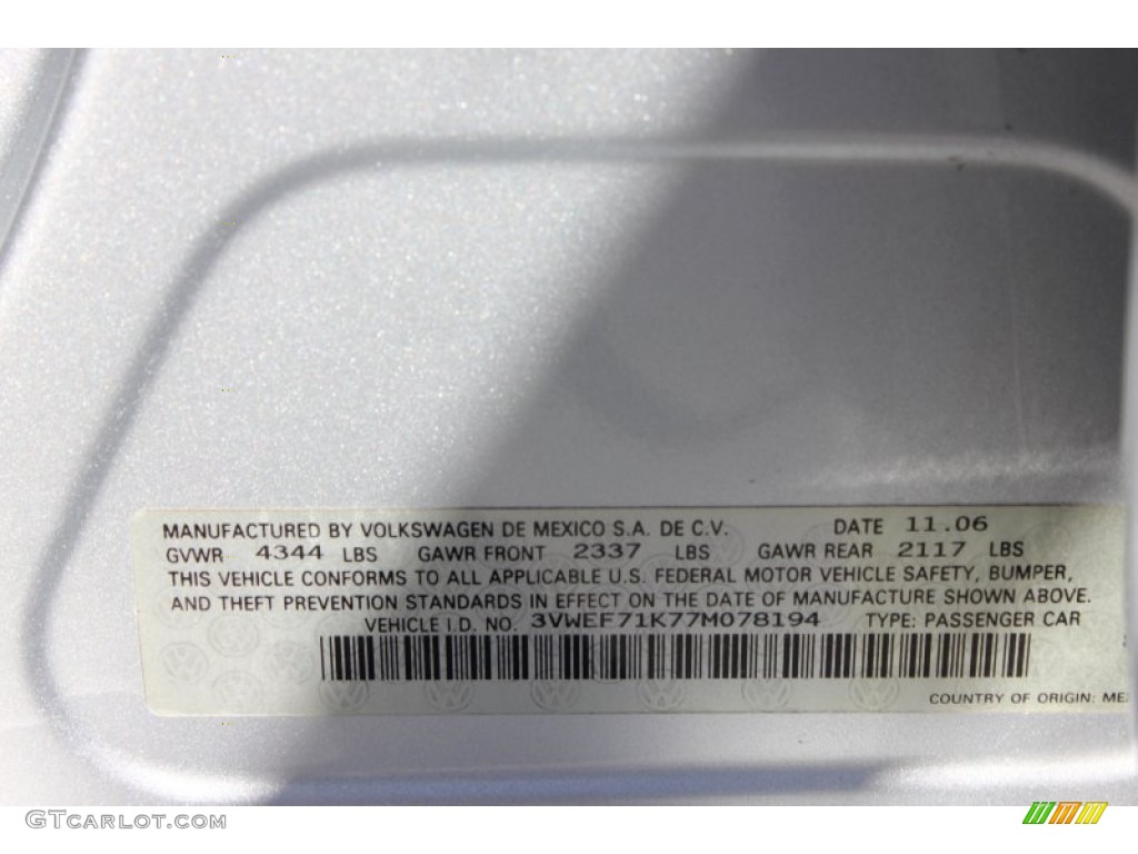 2008 Mitsubishi Eclipse GS Coupe Info Tag Photo #64982201
