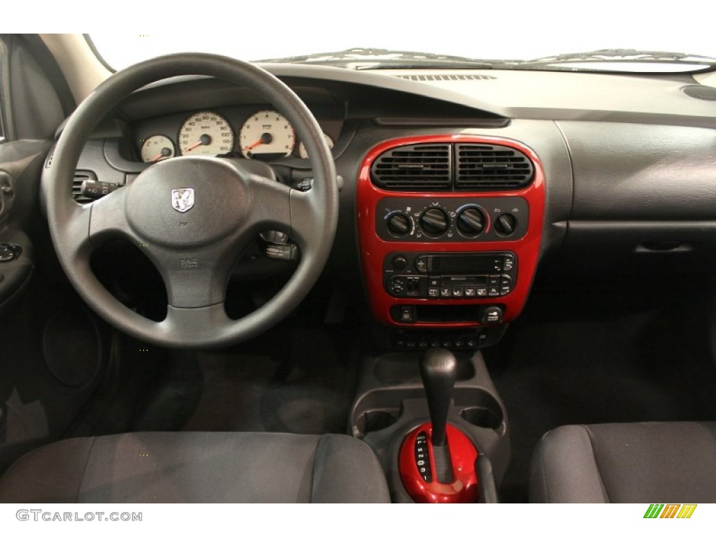2003 Neon SXT - Blaze Red Crystal Pearl / Dark Slate Gray photo #13