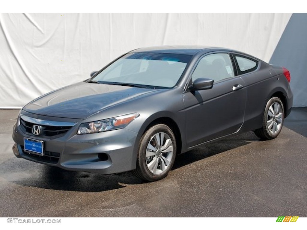 2012 Accord LX-S Coupe - Polished Metal Metallic / Black photo #3