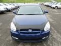 2007 Dark Sapphire Blue Hyundai Accent SE Coupe  photo #2