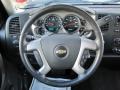 Ebony 2011 Chevrolet Silverado 2500HD LT Crew Cab 4x4 Steering Wheel
