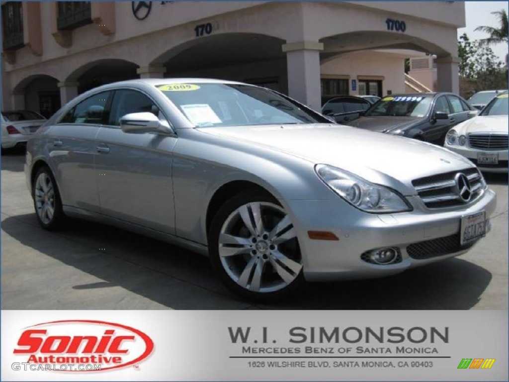 2009 CLS 550 - Iridium Silver Metallic / Ash photo #1