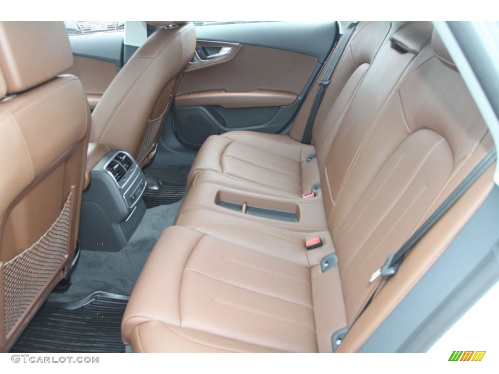 2012 A7 3.0T quattro Premium Plus - Ibis White / Nougat Brown photo #15