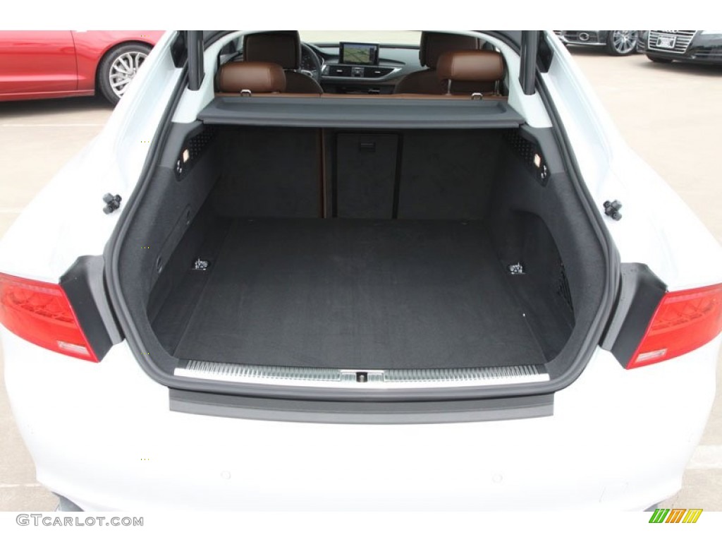 2012 A7 3.0T quattro Premium Plus - Ibis White / Nougat Brown photo #23