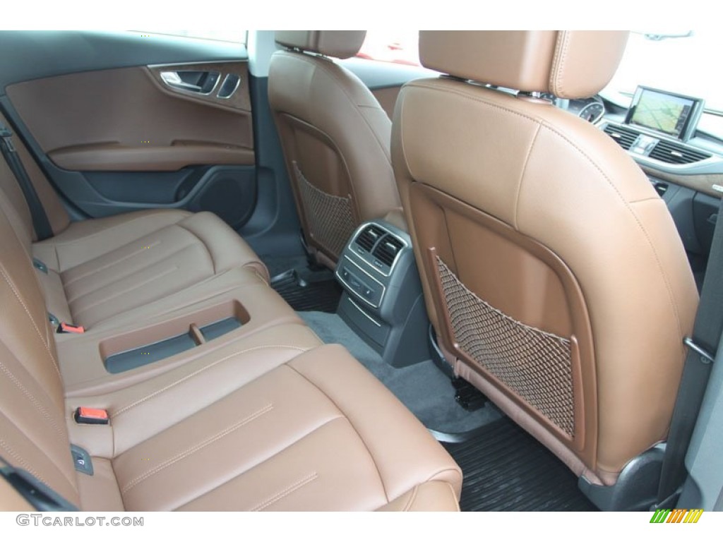 2012 A7 3.0T quattro Premium Plus - Ibis White / Nougat Brown photo #25