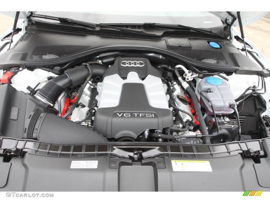 2012 A7 3.0T quattro Premium Plus - Ibis White / Nougat Brown photo #30