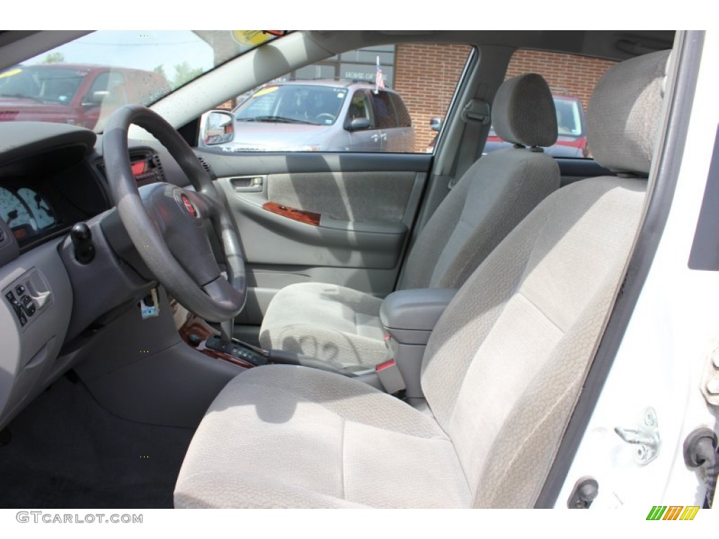 2003 Corolla LE - Super White / Light Gray photo #7