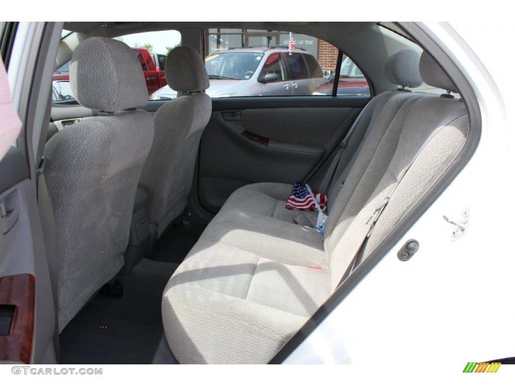 2003 Corolla LE - Super White / Light Gray photo #8