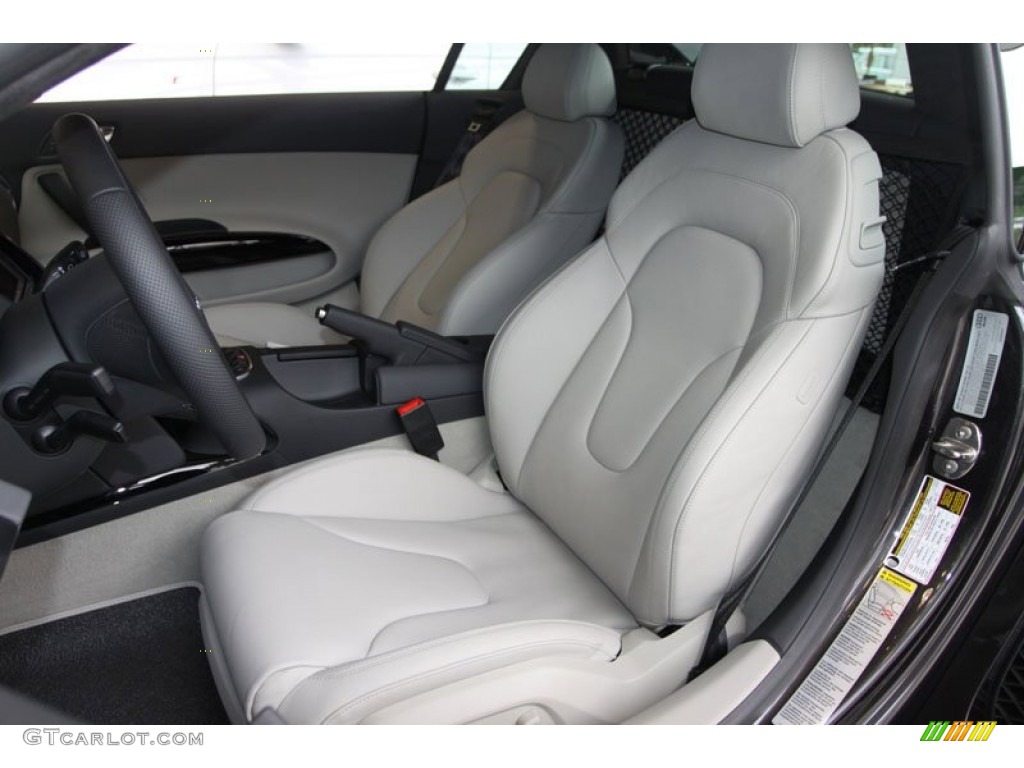Limestone Gray Interior 2012 Audi R8 5.2 FSI quattro Photo #64992257