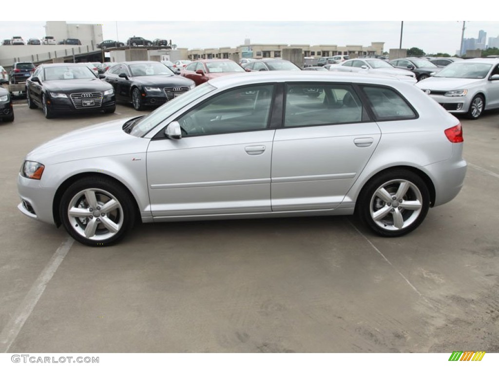 Ice Silver Metallic 2012 Audi A3 2.0T Exterior Photo #64992641