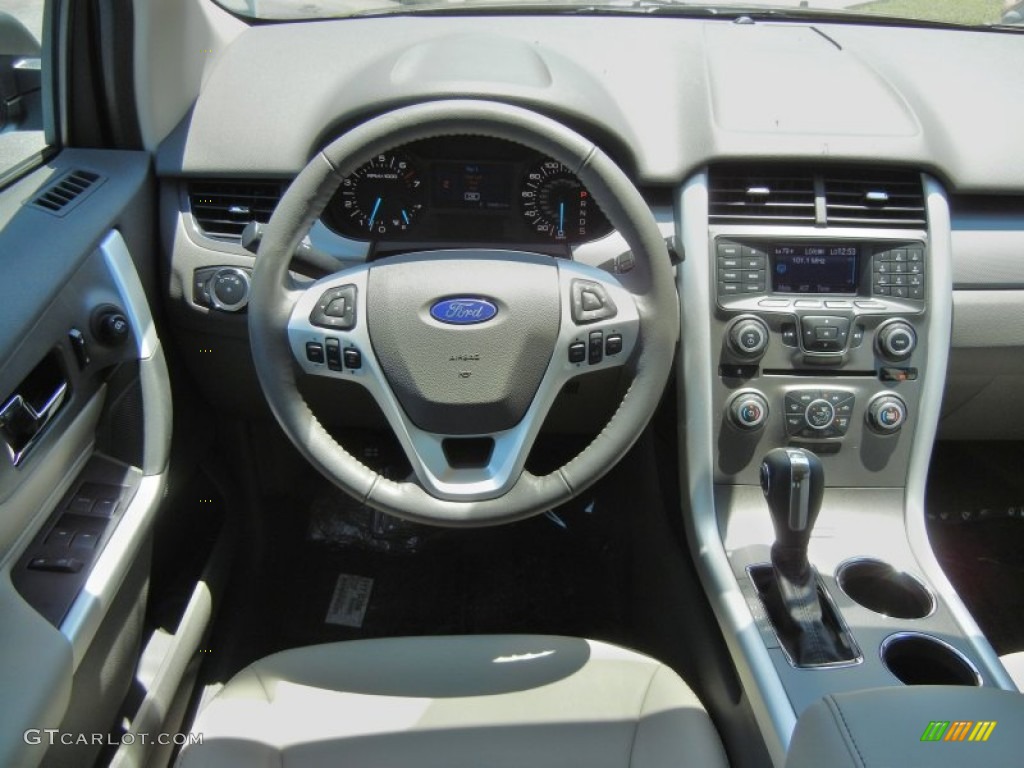 2013 Ford Edge SEL Medium Light Stone Dashboard Photo #64993694