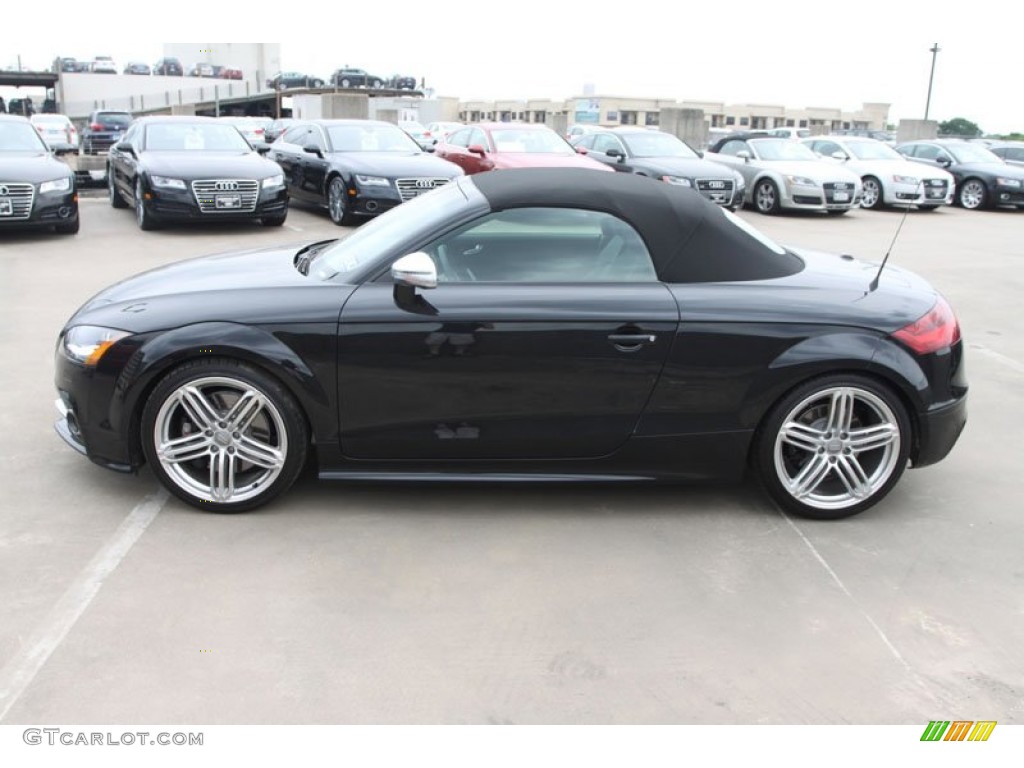 Phantom Black Pearl Effect 2012 Audi TT S 2.0T quattro Roadster Exterior Photo #64994117