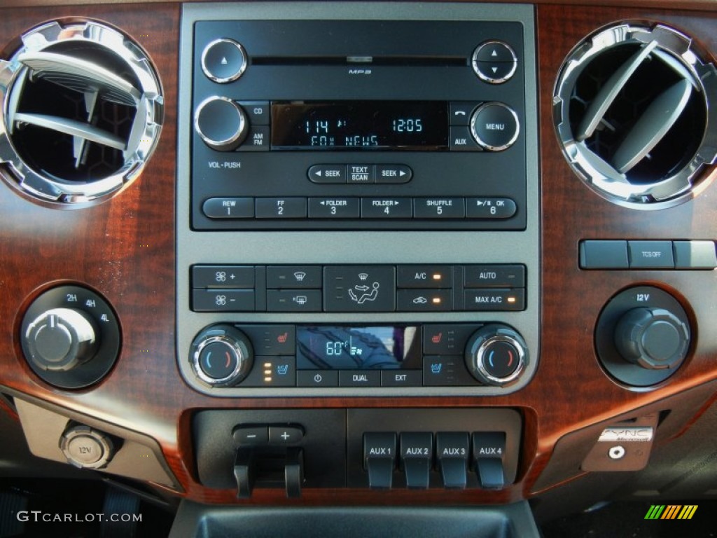 2012 F350 Super Duty King Ranch Crew Cab 4x4 Dually - Oxford White / Chaparral Leather photo #9