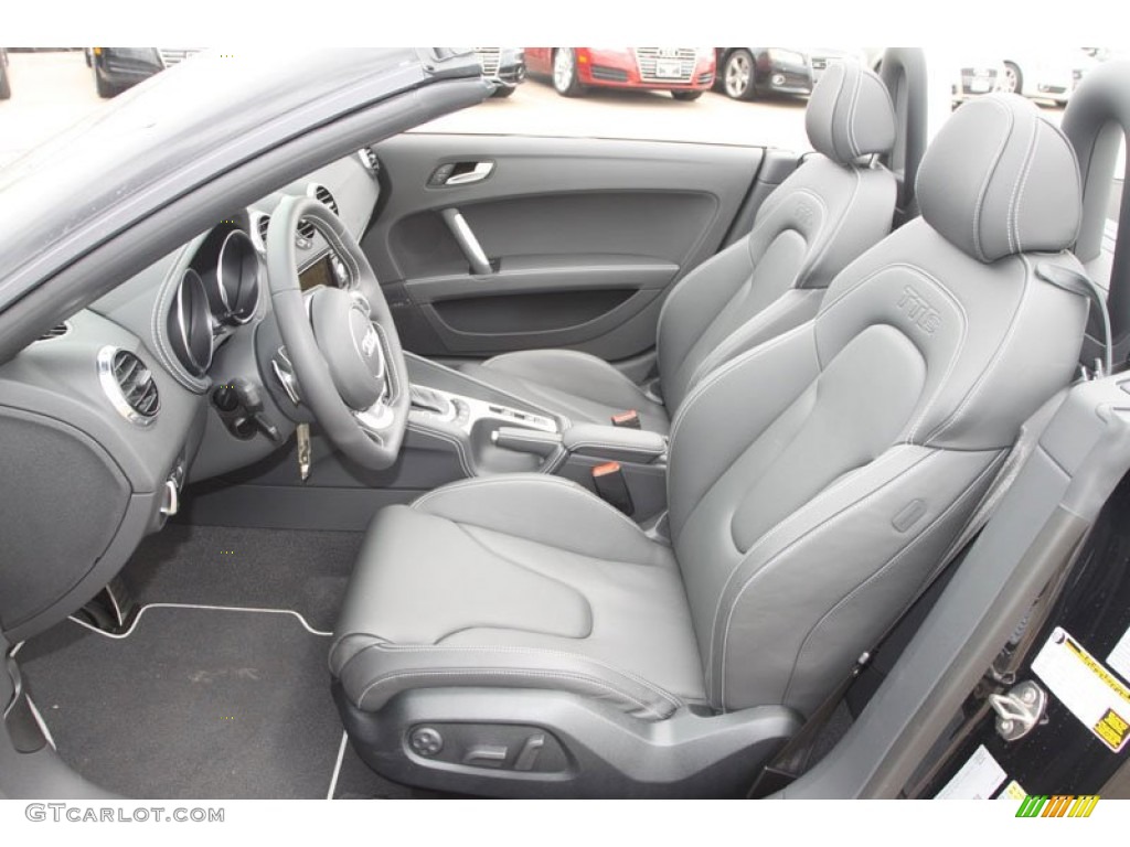 Black Interior 2012 Audi TT S 2.0T quattro Roadster Photo #64994267