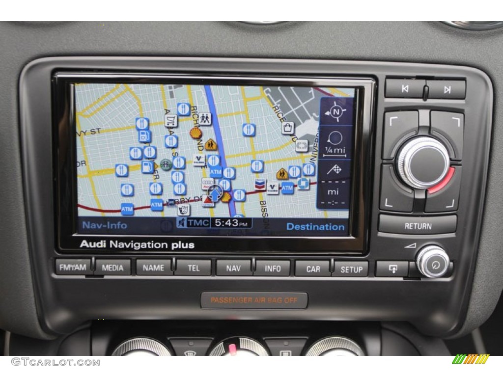 2012 Audi TT S 2.0T quattro Roadster Navigation Photo #64994285