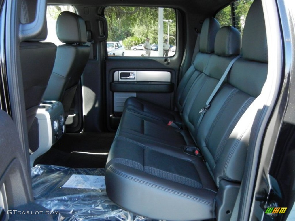 2012 Ford F150 SVT Raptor SuperCrew 4x4 Rear Seat Photo #64994336
