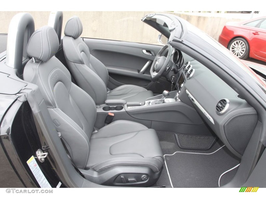 Black Interior 2012 Audi TT S 2.0T quattro Roadster Photo #64994357