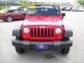 2008 Flame Red Jeep Wrangler X 4x4  photo #14
