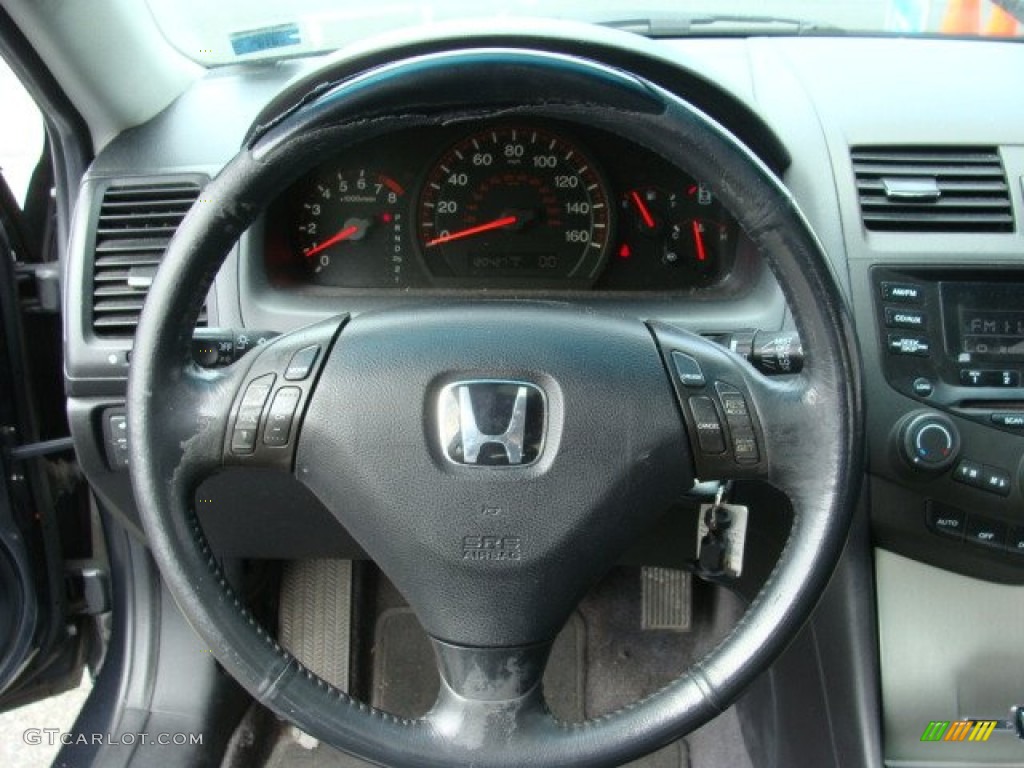 2003 Accord EX V6 Coupe - Graphite Pearl / Black photo #10