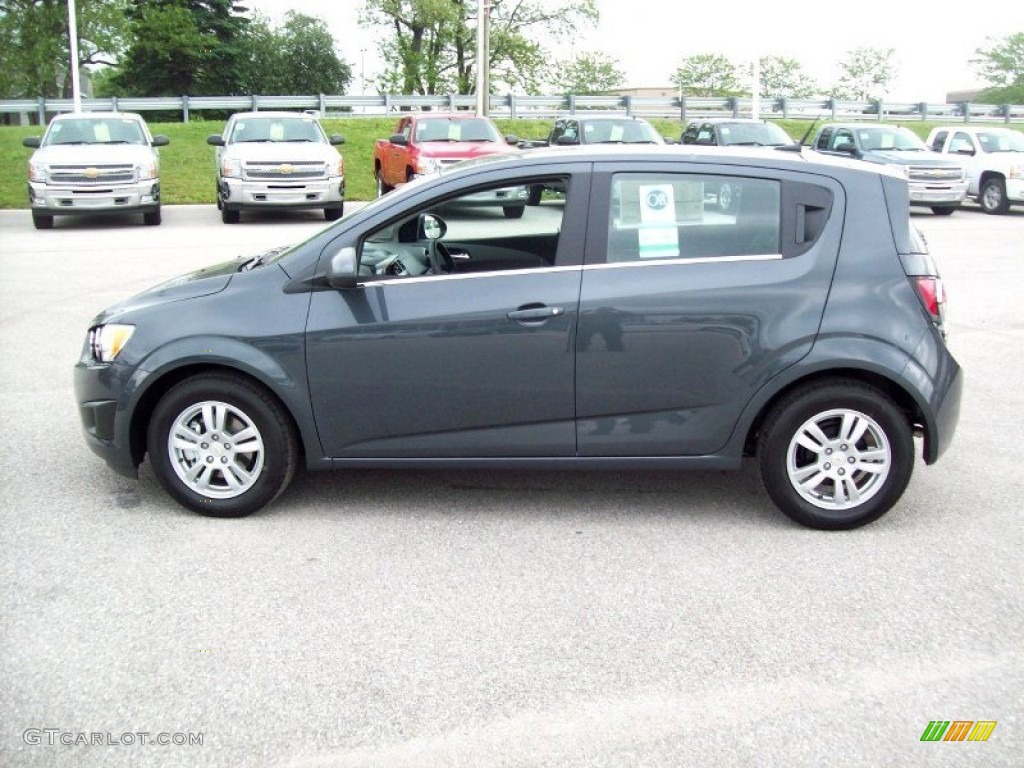 Cyber Gray Metallic 2012 Chevrolet Sonic LT Hatch Exterior Photo #64996994