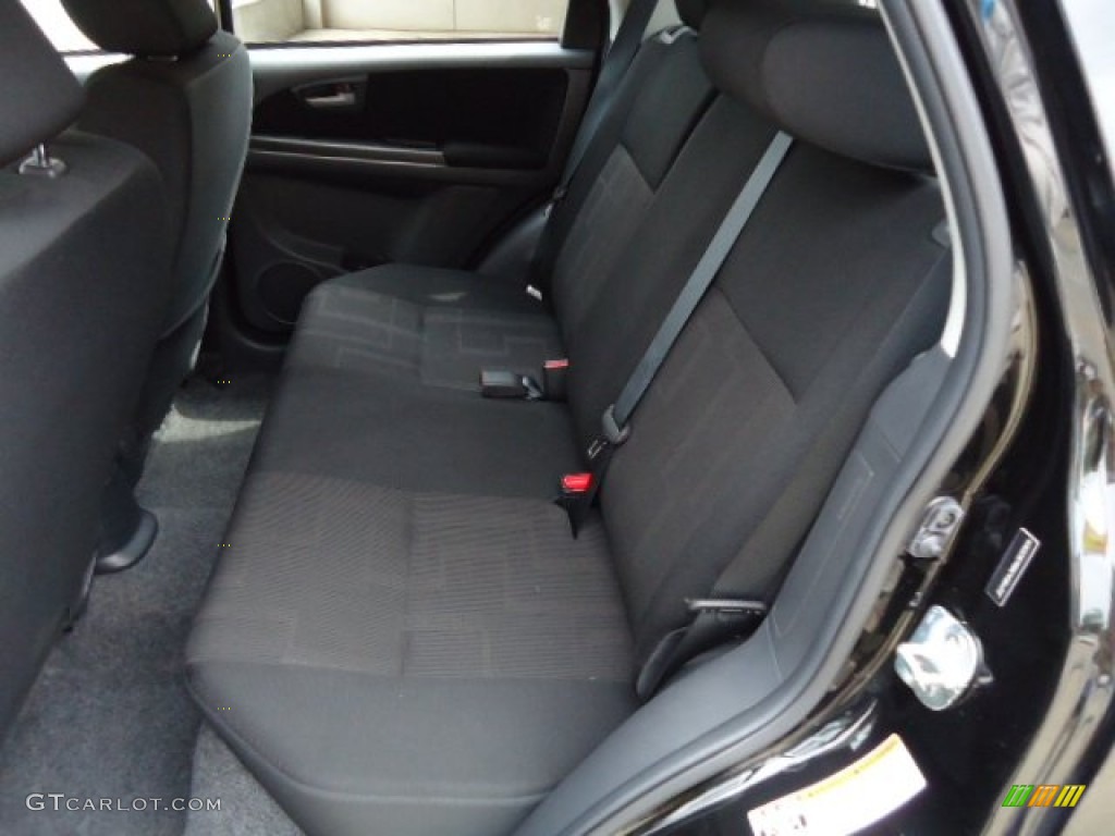 Black Interior 2011 Suzuki SX4 Crossover Technology AWD Photo #64997324