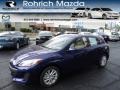 2012 Indigo Lights Mica Mazda MAZDA3 i Touring 5 Door  photo #1