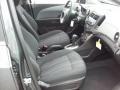 Jet Black/Dark Titanium 2012 Chevrolet Sonic LT Sedan Interior Color