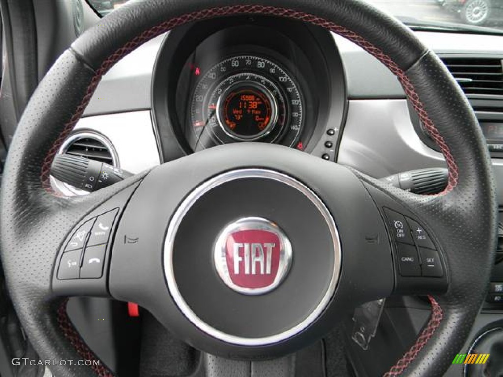 2012 Fiat 500 Sport Prima Edizione Steering Wheel Photos