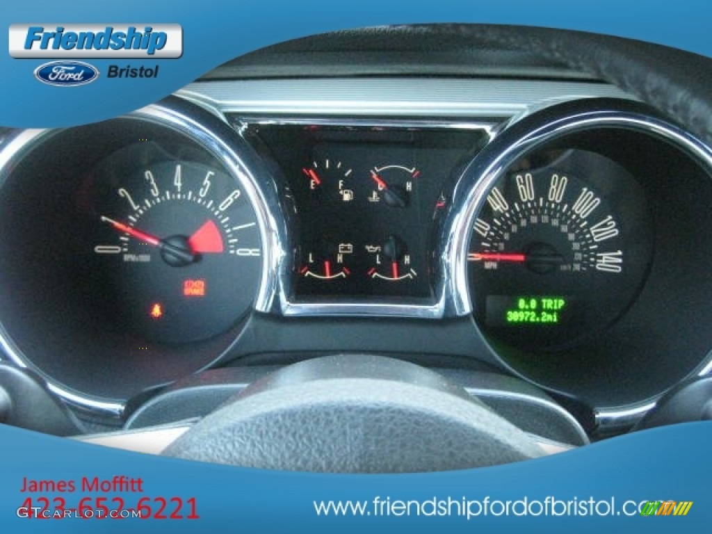 2007 Mustang GT Deluxe Coupe - Vista Blue Metallic / Light Graphite photo #24
