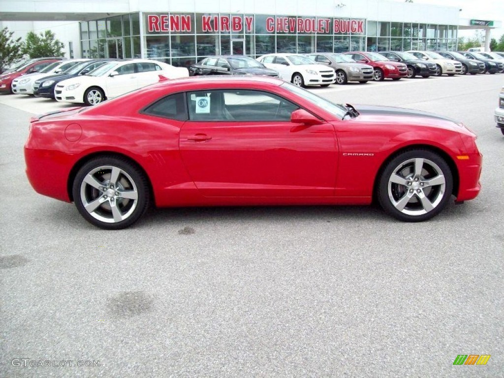 2012 Camaro SS/RS Coupe - Victory Red / Gray photo #3