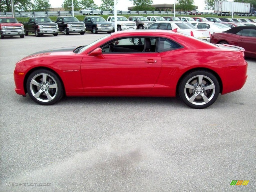 2012 Camaro SS/RS Coupe - Victory Red / Gray photo #13