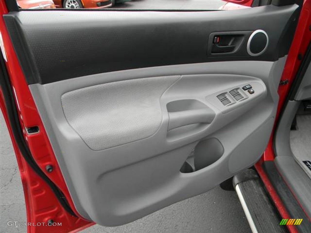 2009 Tacoma V6 PreRunner TRD Sport Double Cab - Barcelona Red Metallic / Graphite Gray photo #14